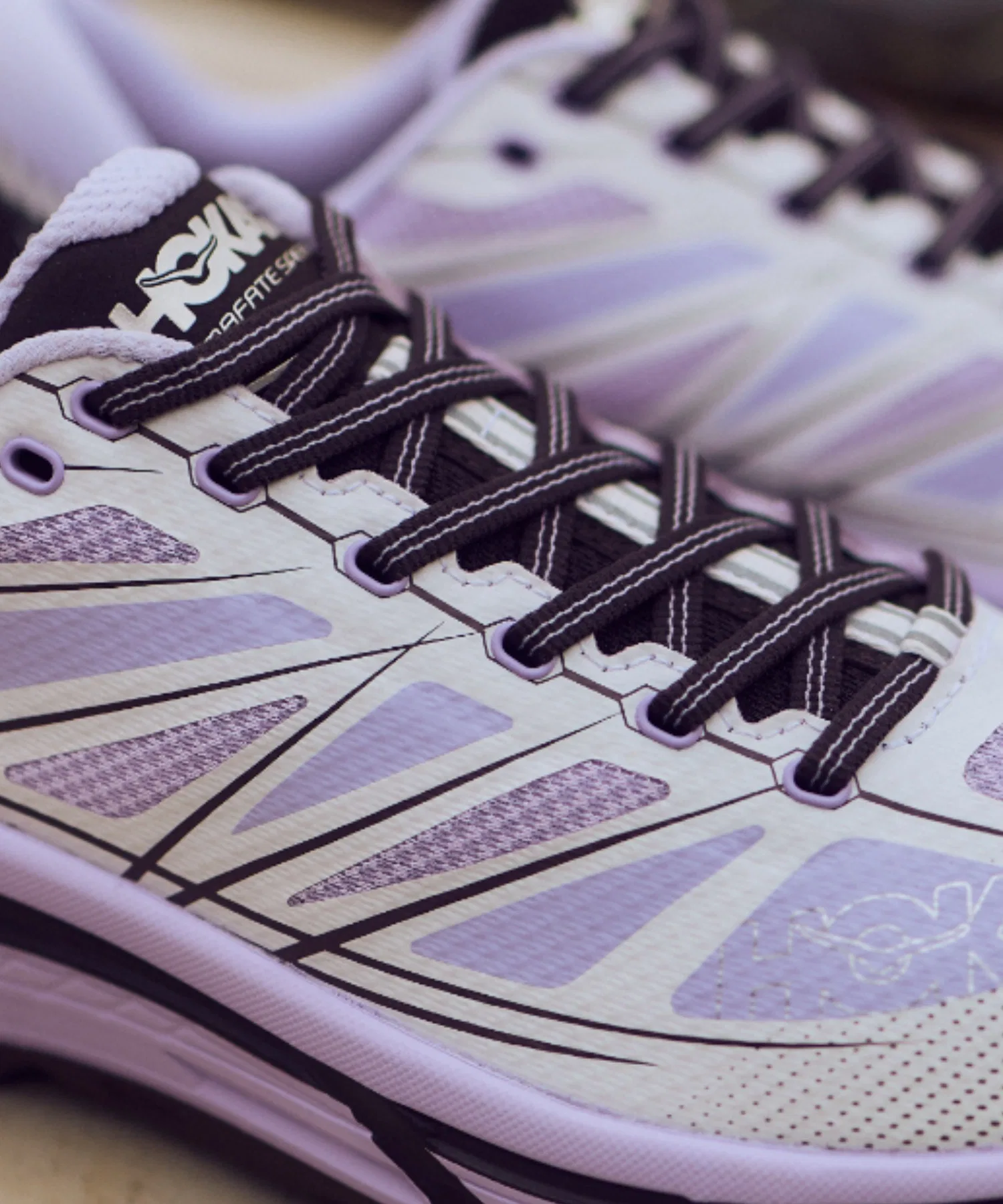 Унисекс кроссовки для трейлраннинга HOKA MAFATE SPEED 2 фиолетовые — фото 4