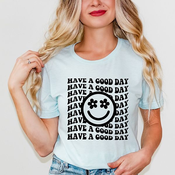 

Футболка с коротким рукавом Have a good day star smiley face Simply Sage Market, Ice Blue, Зеленый, Футболка с коротким рукавом Have a good day star smiley face Simply Sage Market, Ice Blue