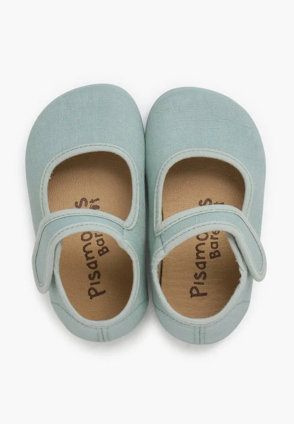 Балетки merceditas barefoot fino с ремешком на щиколотке Pisamonas, Verde Menta — фото 3