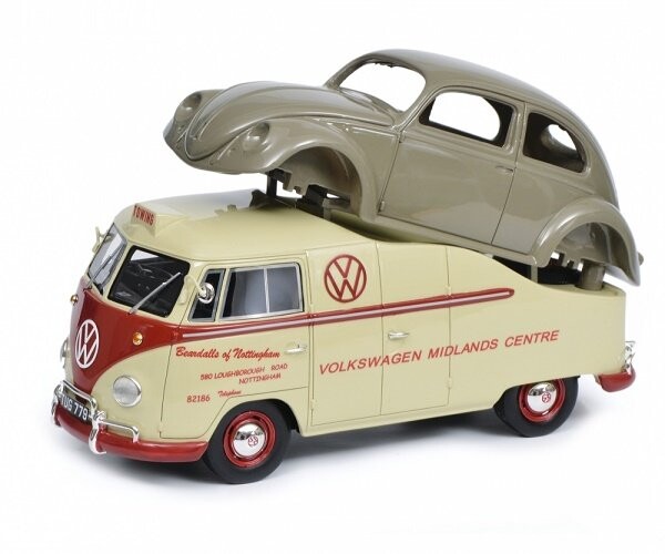 

Автобус Vw T1A с кузовом Brezelkäfer, масштаб 1:18 450016300 IXO