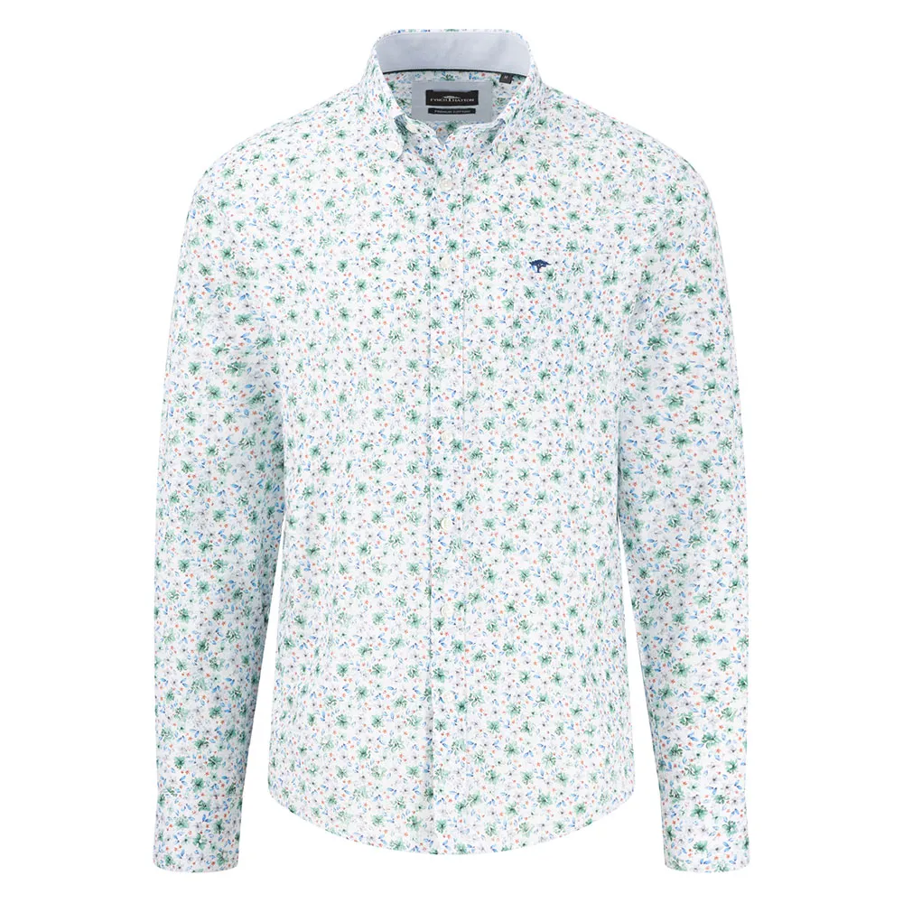 

Рубашка Fynch Hatton Premium Flower Prints, белый