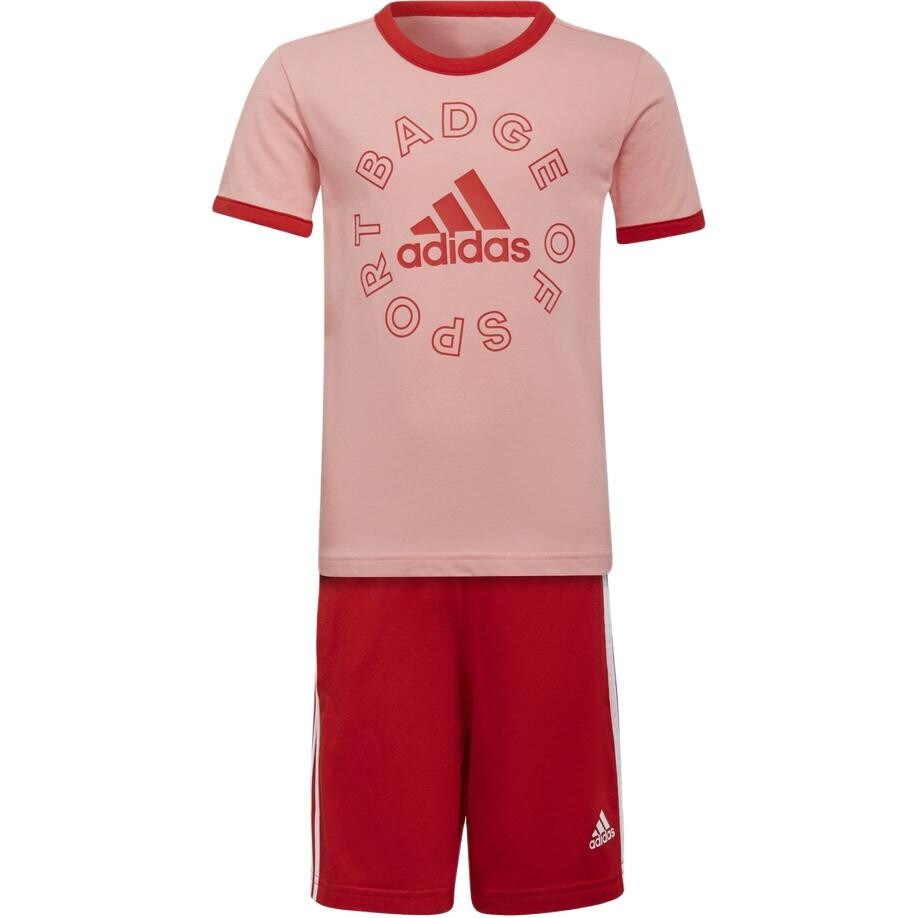 

PS Повседневная спортивная одежда Adidas, розовый/красный