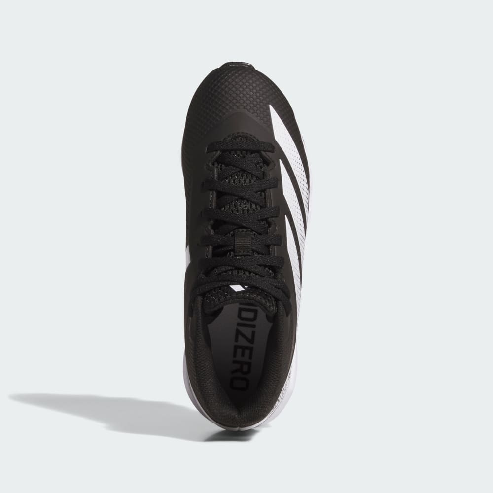 Бутсы Adidas Adizero Impact.2 Molded Rubber Football Cleats Kids, цвет Core Black/Cloud White/Core Black — фото 2