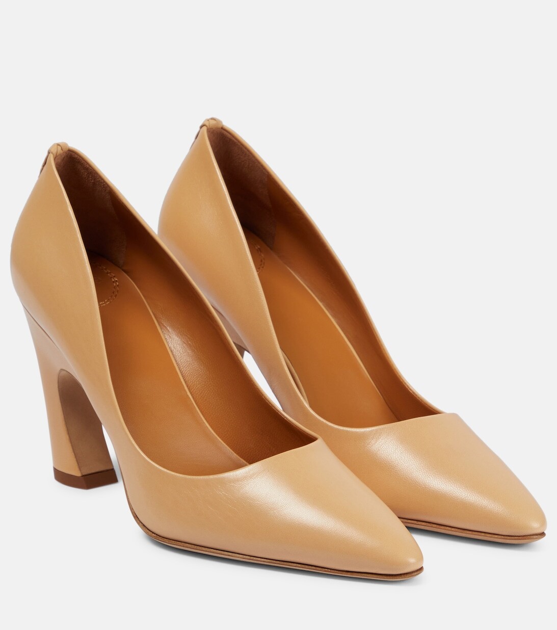 Кожаные туфли оли Chloé, коричневый