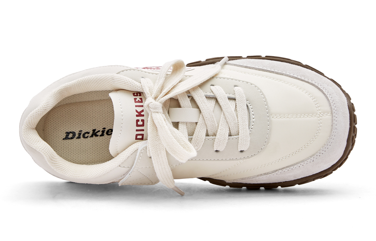 Низкие детские кроссовки для подростков Dickies, экрю — фото 3