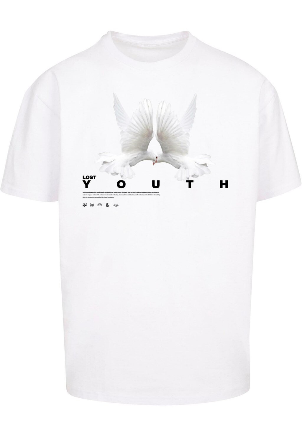 

Футболка с набивным рисунком Dove Lost Youth, белая
