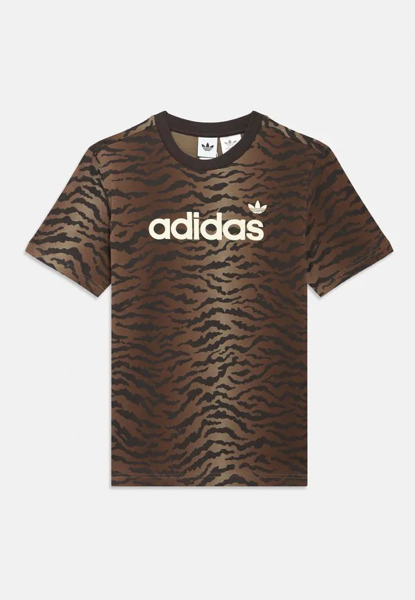 Детская футболка унисекс с принтом Adidas Originals, Night Brown — фото 3