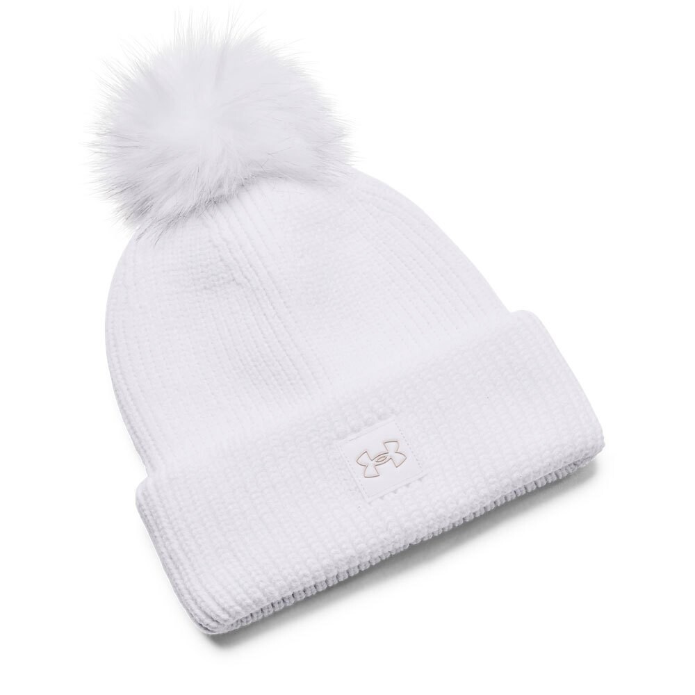 

Шапка Under Armour Halftime Ribbed Pom, белый