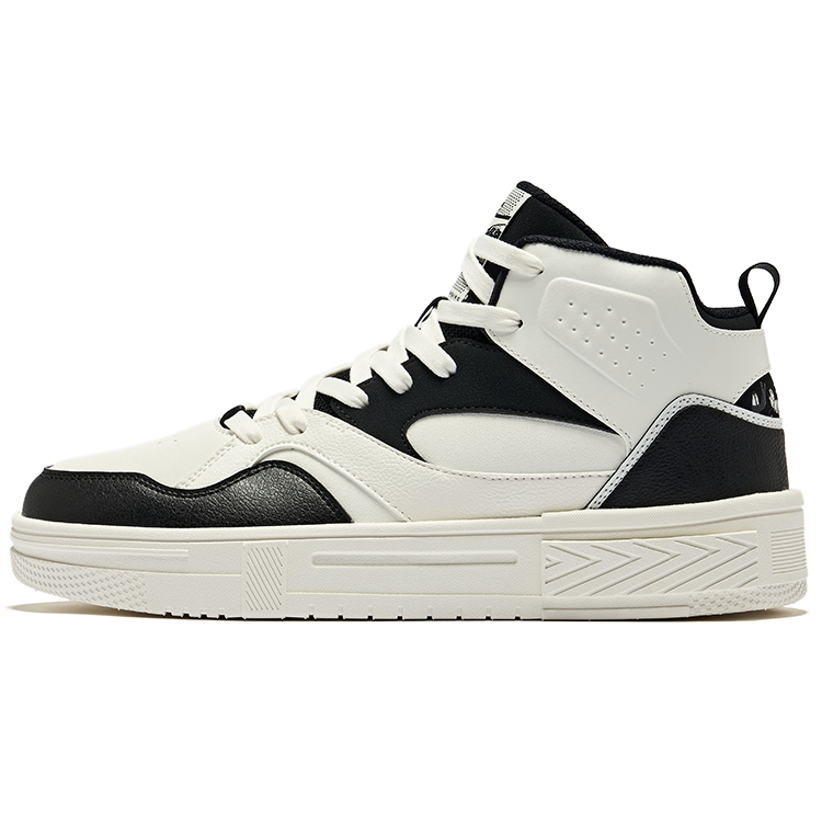 Мужские скейтерские кроссовки Erke Low Top Микрокристаллический Белый Реактивный Черный — фото 2