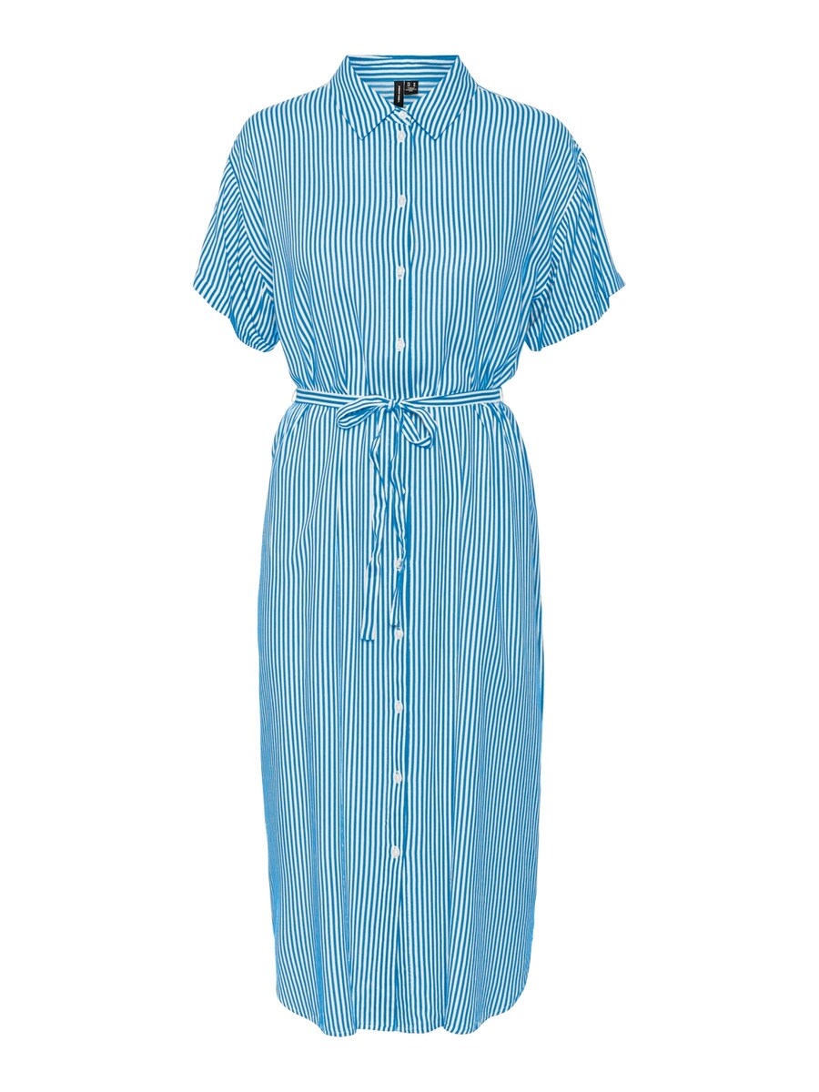 

Платье рубашка VERO MODA Shirt Dress VMBumpy, синий