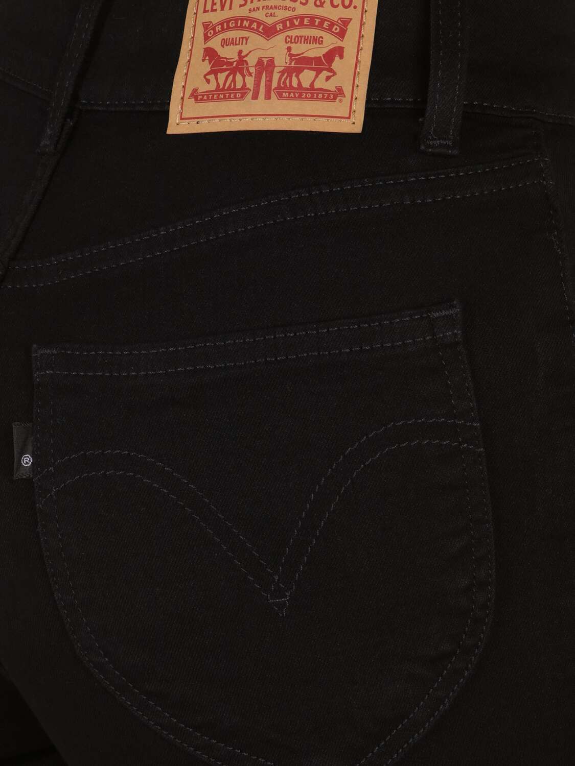 LEVI'S  Скинни джинсы 'Retro High Skinny Jeans' в черном цвете — фото 3