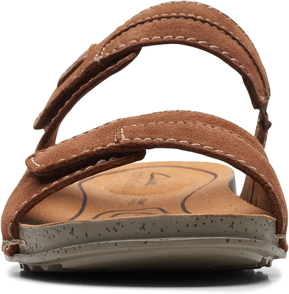 Мужские сандалии Clarks Crestview Easy Flat, Cola — фото 2