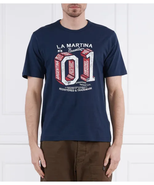 

Футболка веррол Regular fit La Martina, синий
