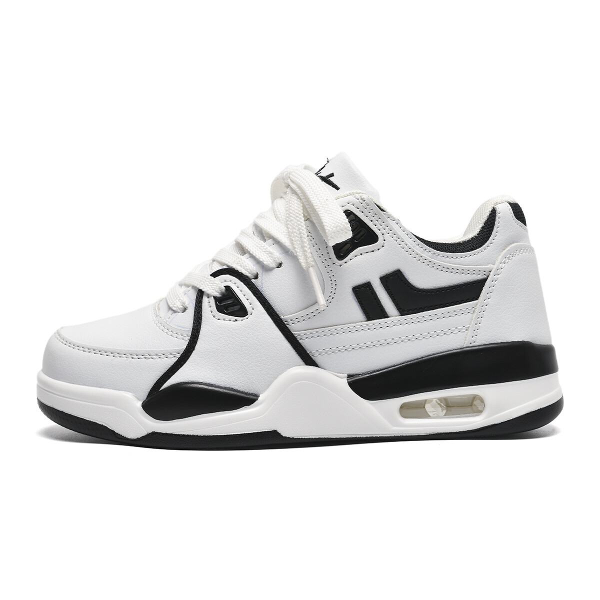 

Кроссовки Circle small Skateboarding Shoes Unisex Low-top Black, белый/черный