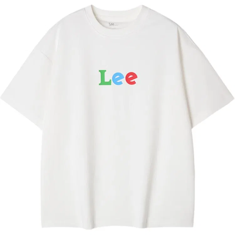 Футболка Grade School с круглым вырезом LEE KIDS, Moon White