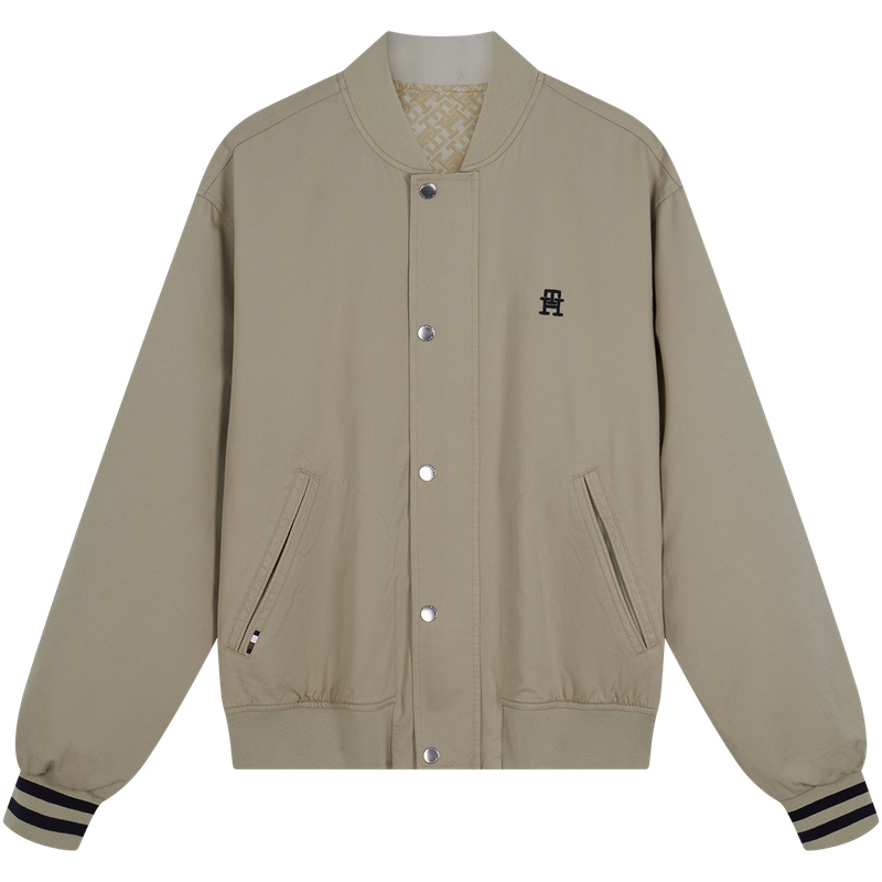 Tommy Hilfiger Бейсбольная куртка мужская, Navy Blue Print DW5 — фото 4