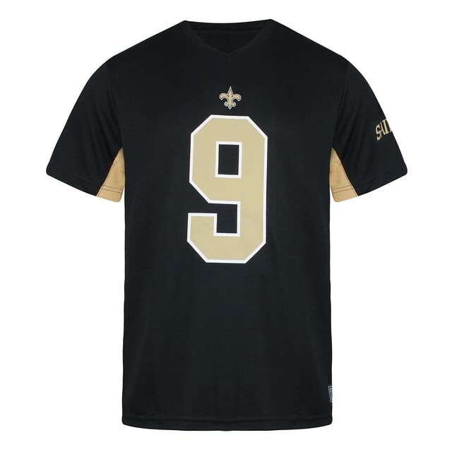 

Мужская футболка Fanatics nfl New Orleans Saints 9 Drew Brees Fanatics, черный