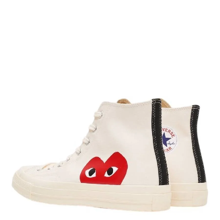 Кроссовки Comme Des Garcons X Converse Chuck High-Top, бежевый — фото 3