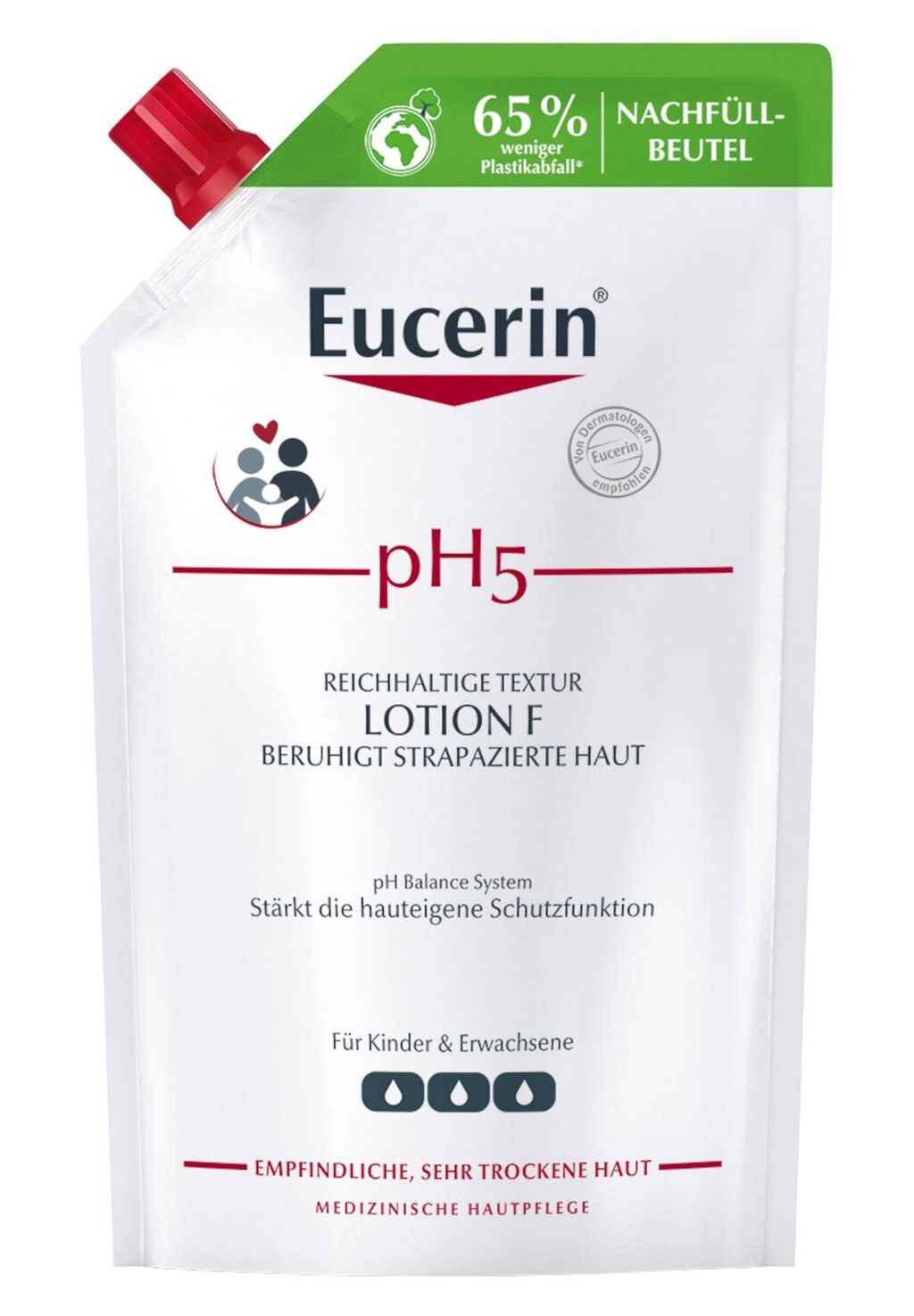 

Увлажняющий крем REICHHALTIGE TEXTUR LOTION F PH5, BEANSPRUCHTE & RISSIGE HAUT Eucerin