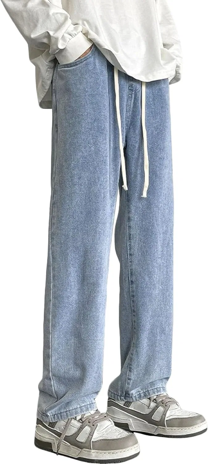 Джинсы прямые с карманами Light Blue
