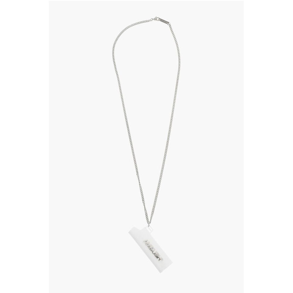 

Цепное ожерелье с подвеской в ​​виде футляра для зажигалки Ambush, белый