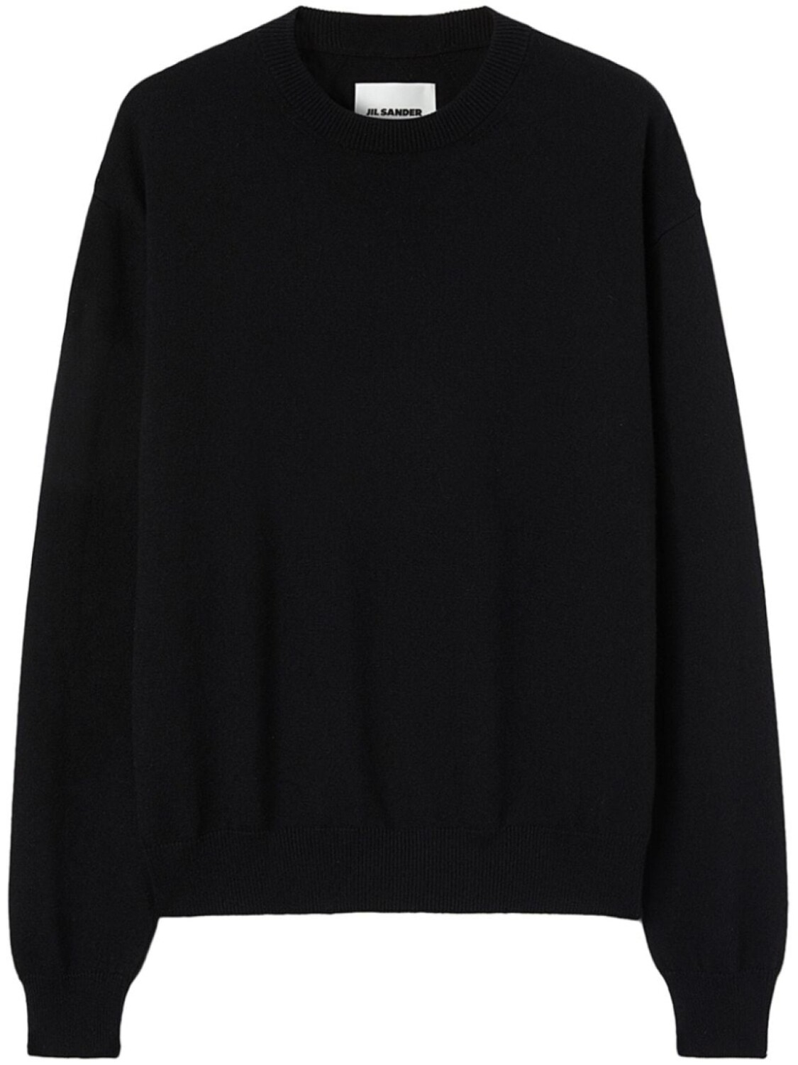 

Jil Sander джемпер тонкой вязки с круглым вырезом, черный