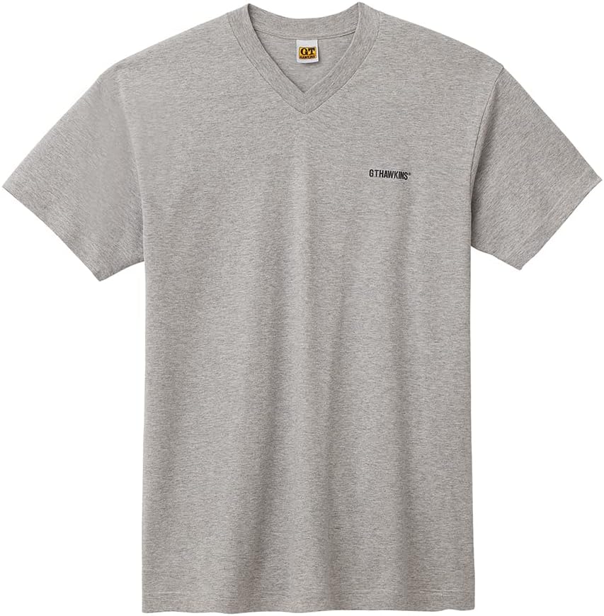 

Мужская футболка Gunze GT Hawkins с V-образным вырезом, светло-серый