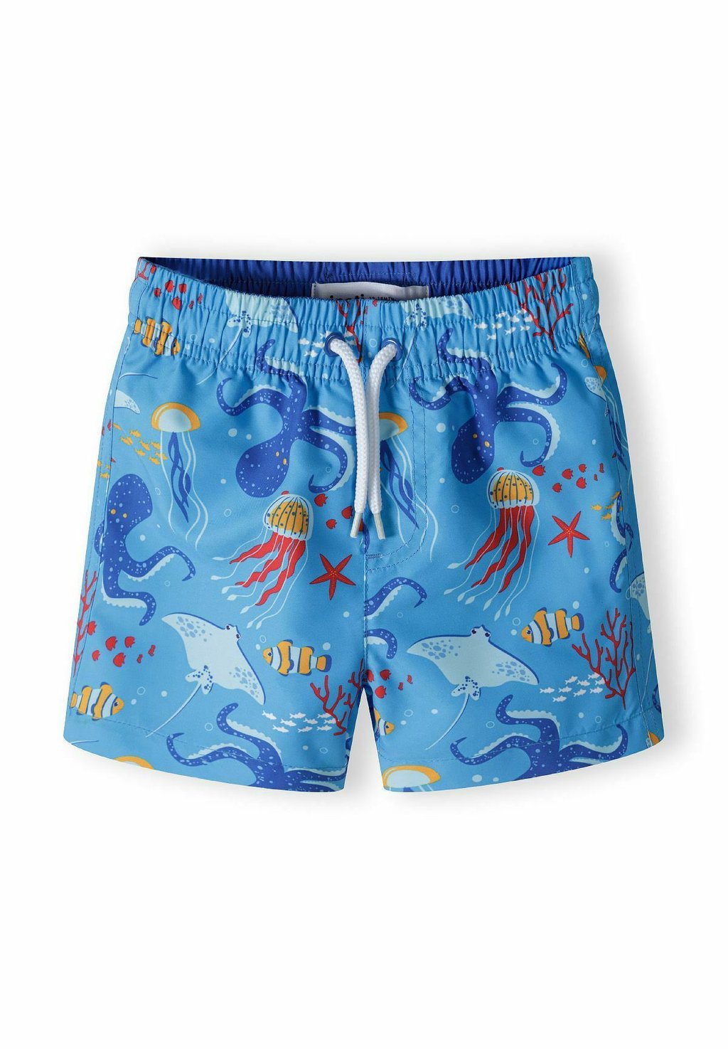

Пляжные шорты PRINT AND ELASTIC WAIST MINOTI, синий