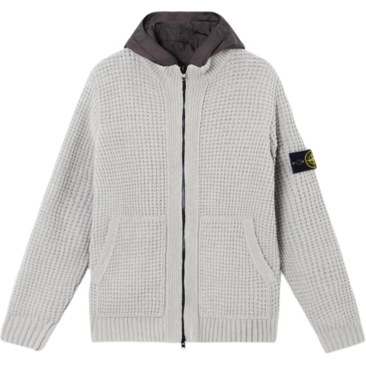

STONE ISLAND Реверсивная куртка, Pearl Gray