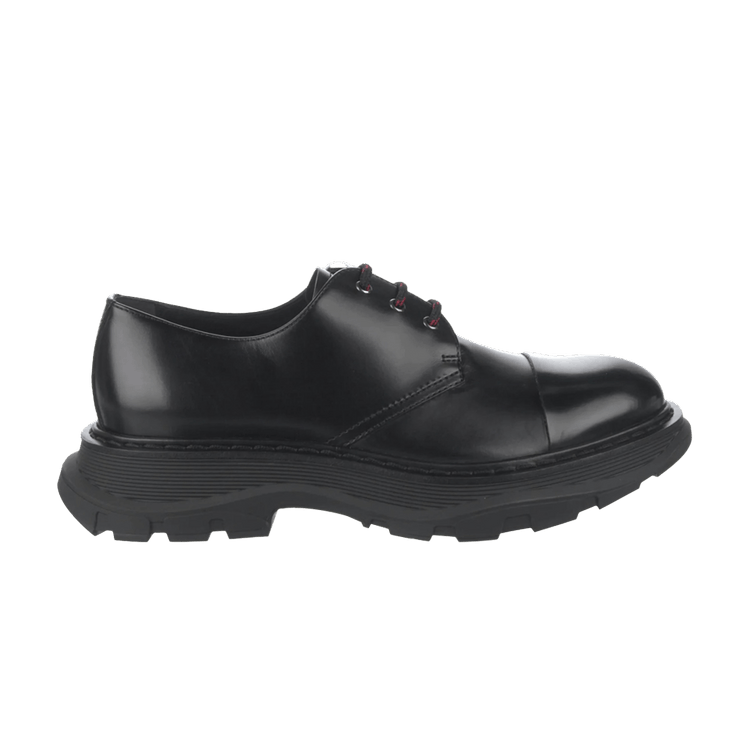 

Кроссовки Alexander McQueen Leather Derby 'Black', черный