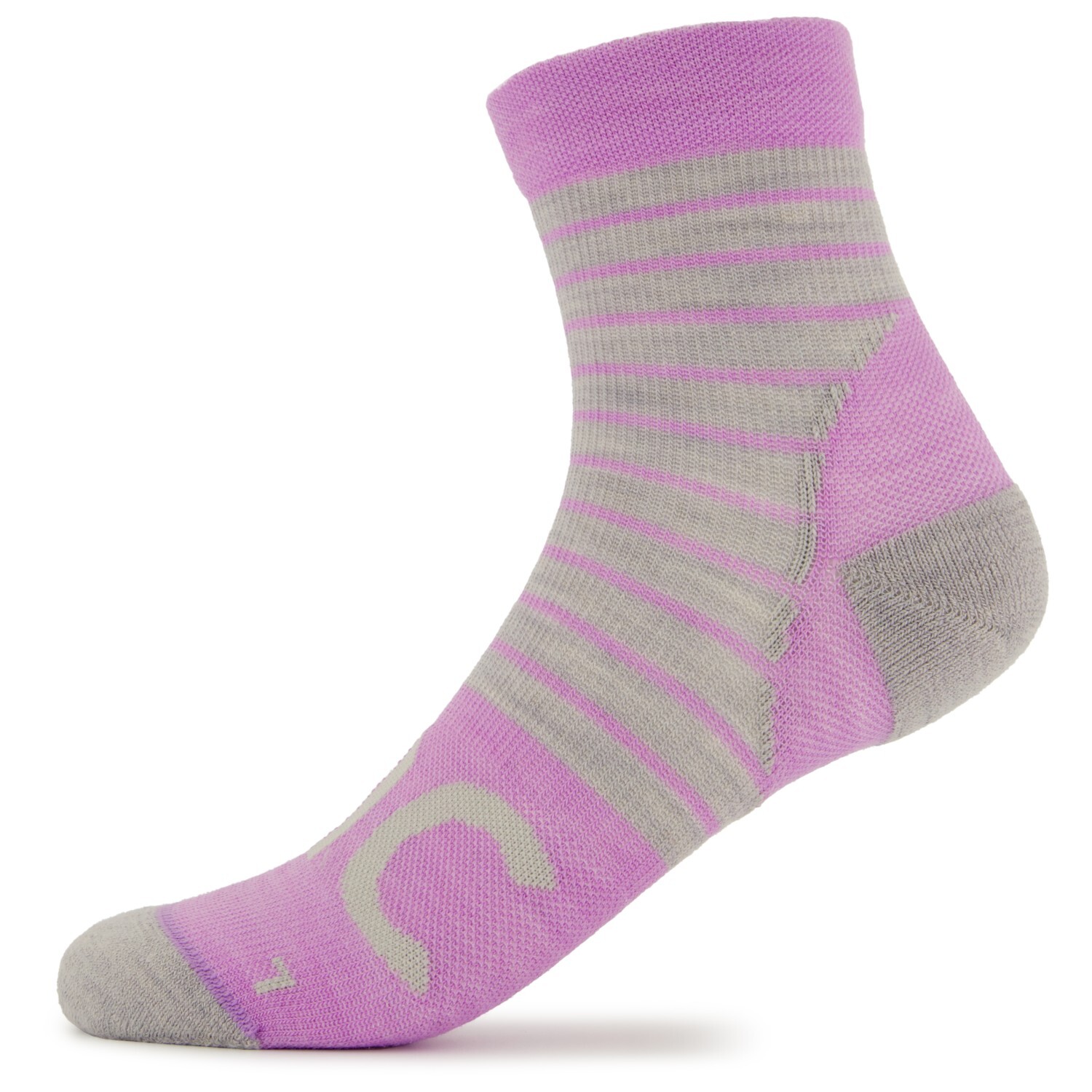 

Велосипедные носки Stoic Merino MTB Quarter Socks, цвет Lavender/Silver