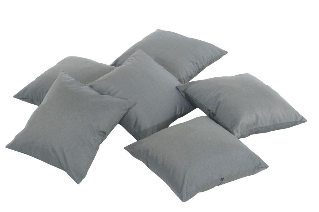 

6x декоративных подушек HLO-CP1 45x45 см железно-серый Mendler