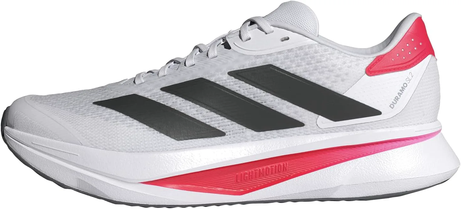 Мужские кроссовки для бега Adidas Duramo SL 2, белый/черный/красный — фото 3