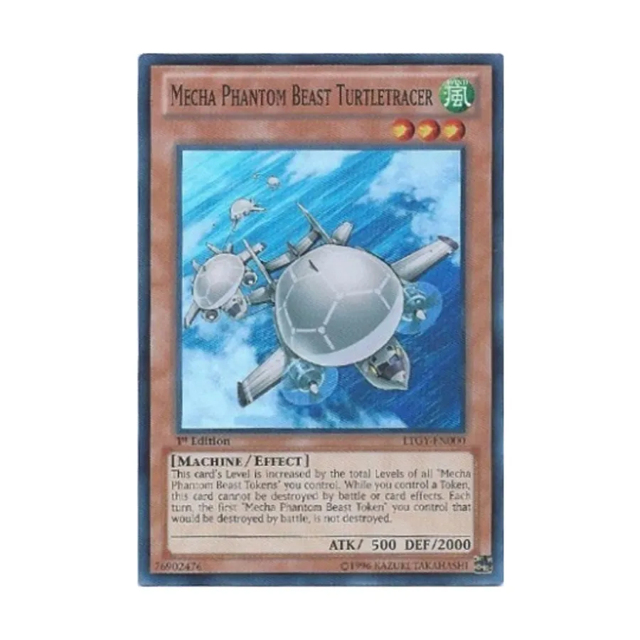 

CCG Меха-призрачный зверь-черепаха-трейсер (супер редкий), Yu-Gi-Oh - Lord of the Tachyon Galaxy - Singles