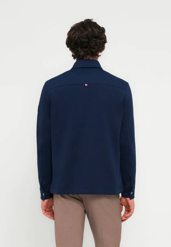Рубашка-Кардиган из технологичного трикотажа с накладными карманами Tommy Hilfiger, Navy — фото 3