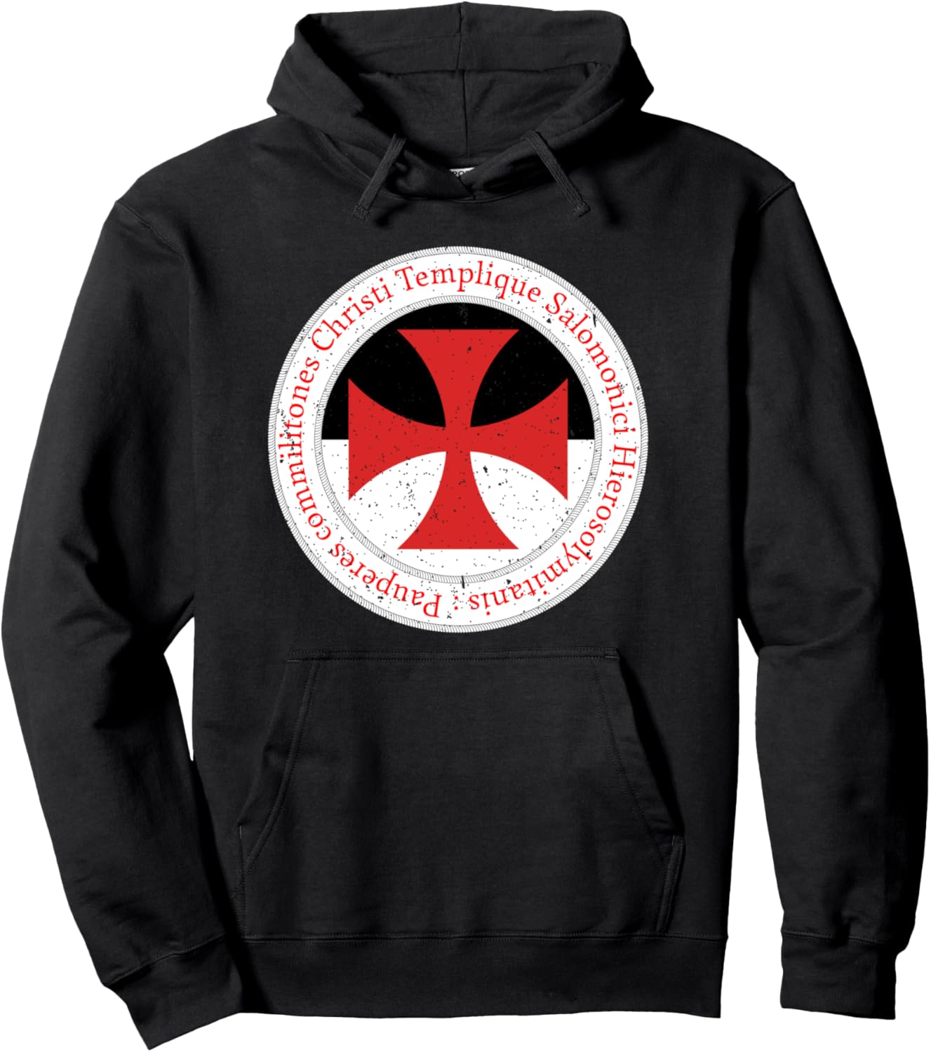 

Толстовка с изображением рыцарей-тамплиеров Knights Look Great In Our Apparel, черный