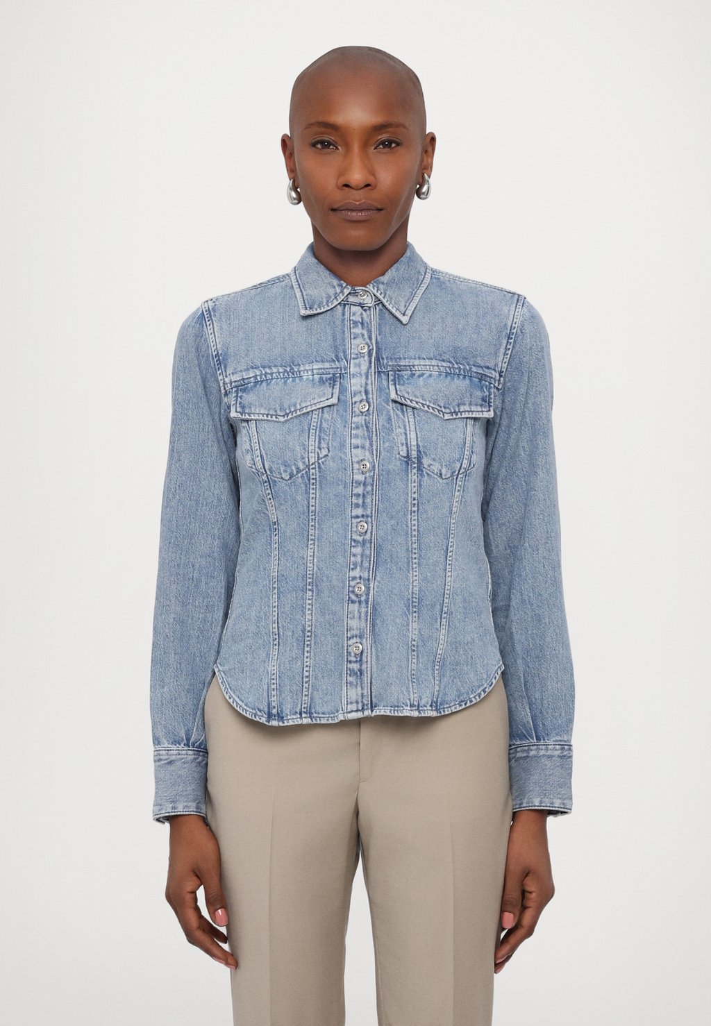 

Блузка на пуговицах ULTRA FEATHERWEIGHT MILA rag & bone, цвет Annie