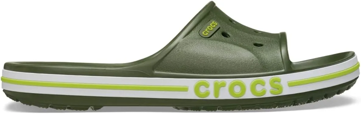 Сандалии Crocs унисекс Bayaband Slide, зеленый
