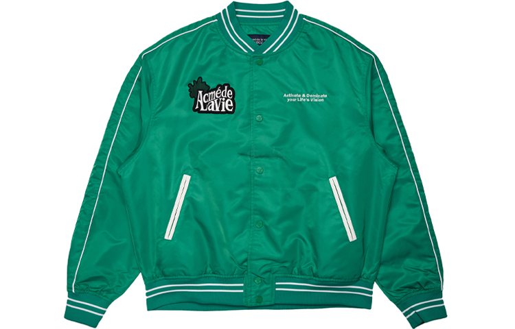 

Acme De La Vie Бейсбольная куртка ADLV SS22 унисекс зелёная, Green