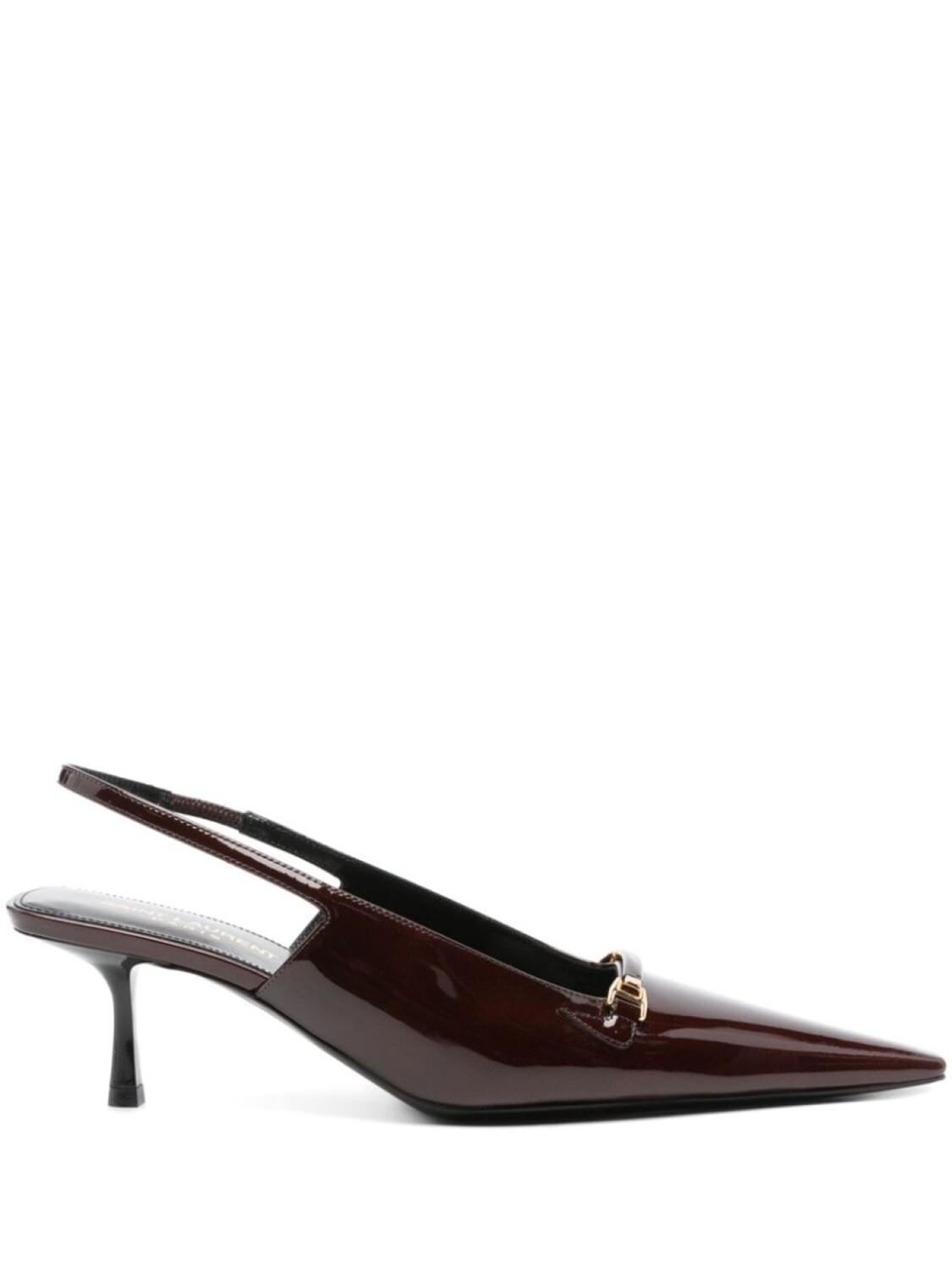 

Saint Laurent туфли Carine 55 с ремешком на пятке, красный