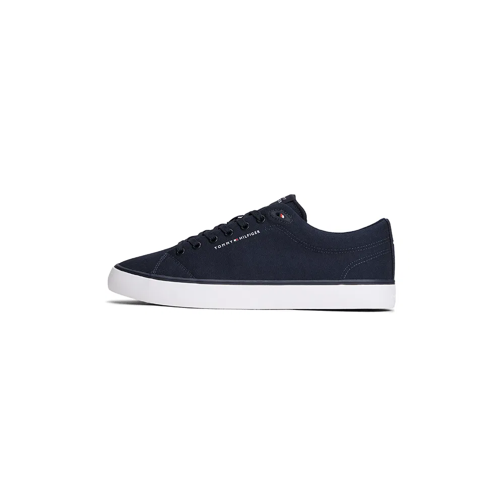 Мужские низкие кеды Harlem Core Canvas тёмно-синие от Tommy Hilfiger