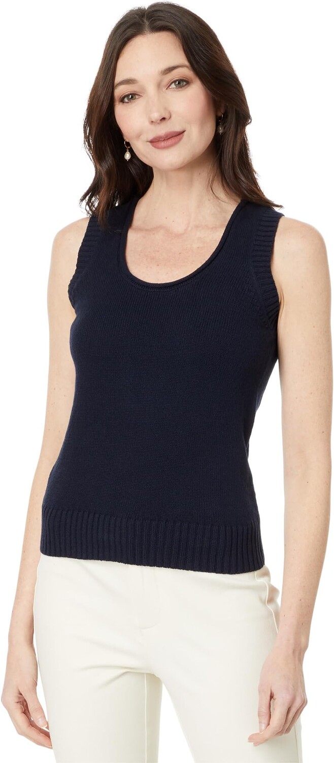 

Свитер NIC+ZOE Cotton Cord Knit Tank, цвет Dark Indigo