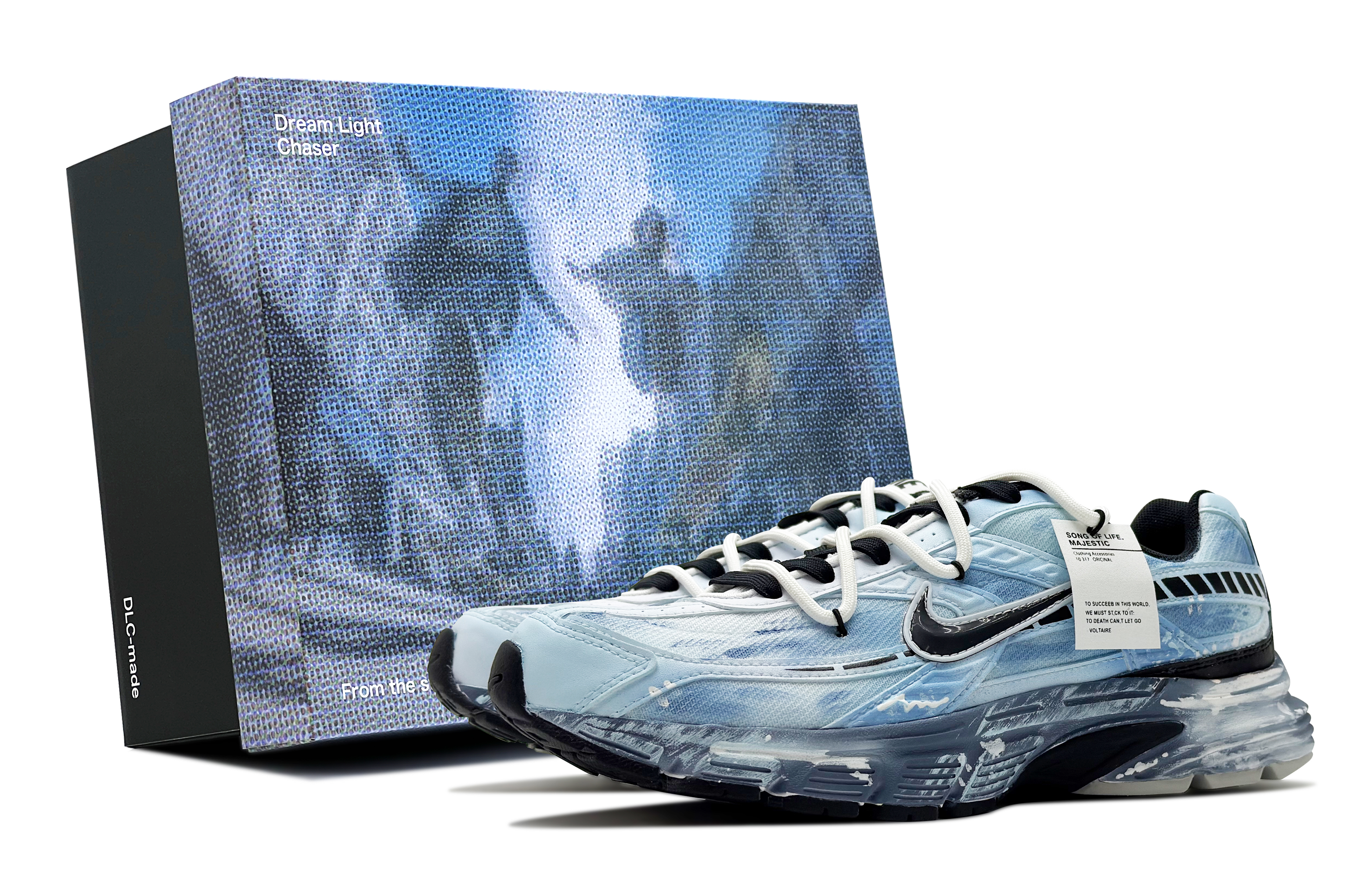 

Nike Кроссовки Initiator Low Top мужские, черные, белые, синие