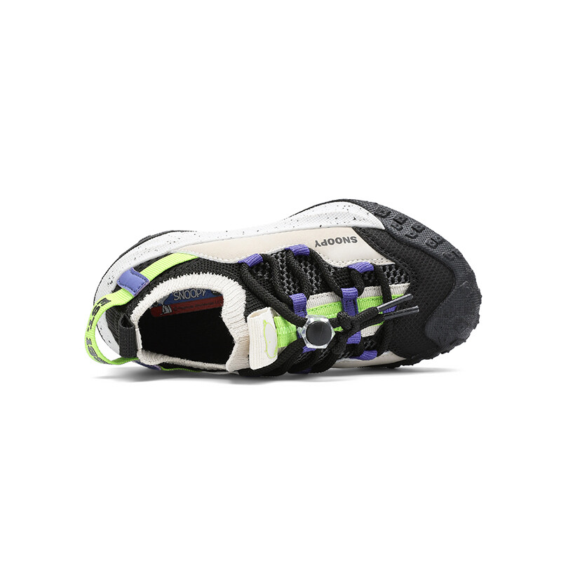 Кроссовки Snoopy Kids Lifestyle Shoes Kids Low-top Black/Green, черный/зеленый — фото 2