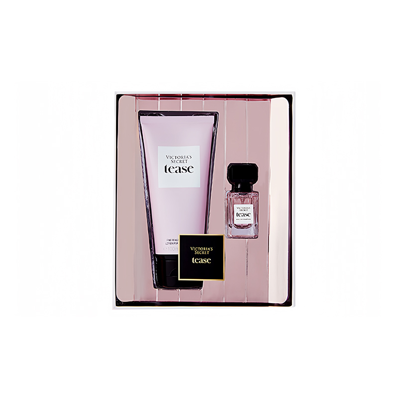 Victoria's Secret Набор парфюма Black Allure с лосьоном для тела Eau De Parfum Frozen Pear с цветами гардении 100мл+7,5мл — фото 3