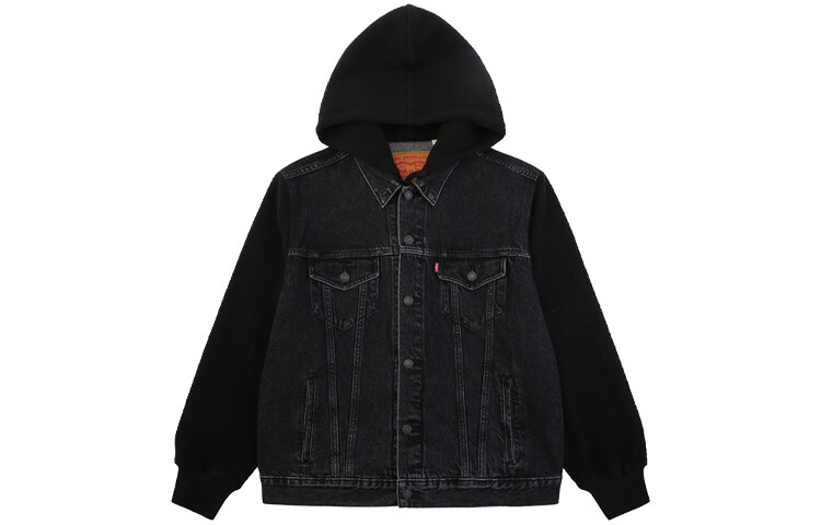 

Джинсовая куртка мужская черный/серый Levis