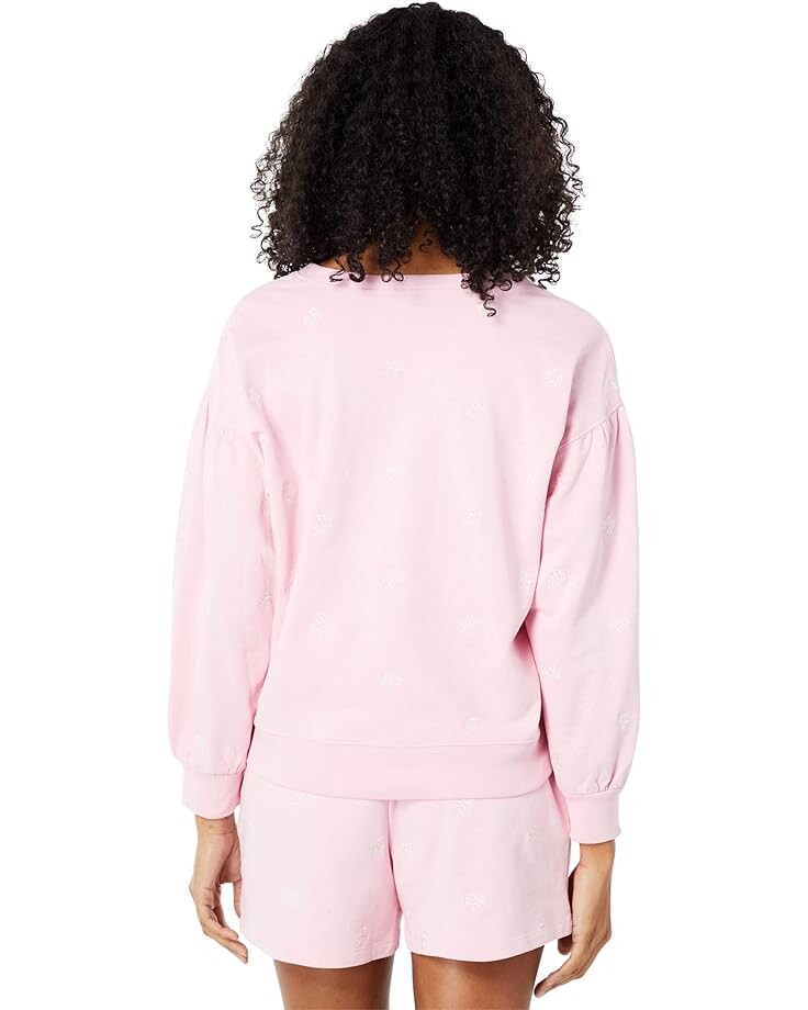 

Толстовка Draper James Bobbie Embroidered Sweatshirt, цвет Pink Multi
