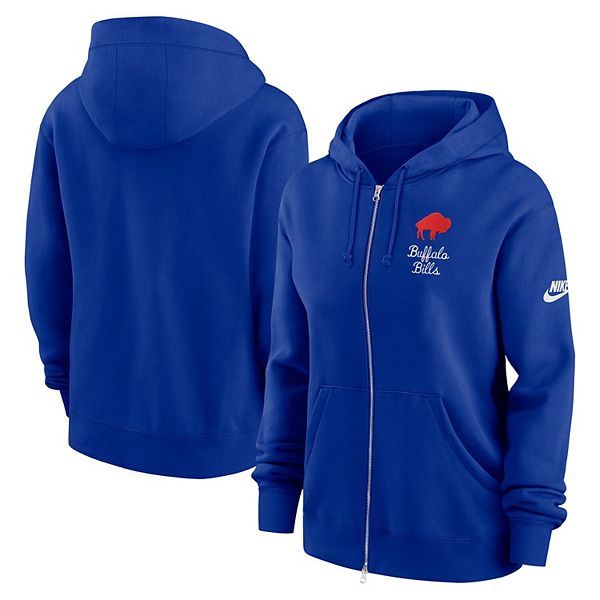 Толстовка с капюшоном на молнии Women's Royal Buffalo Bills Phoenix Rewind Nike