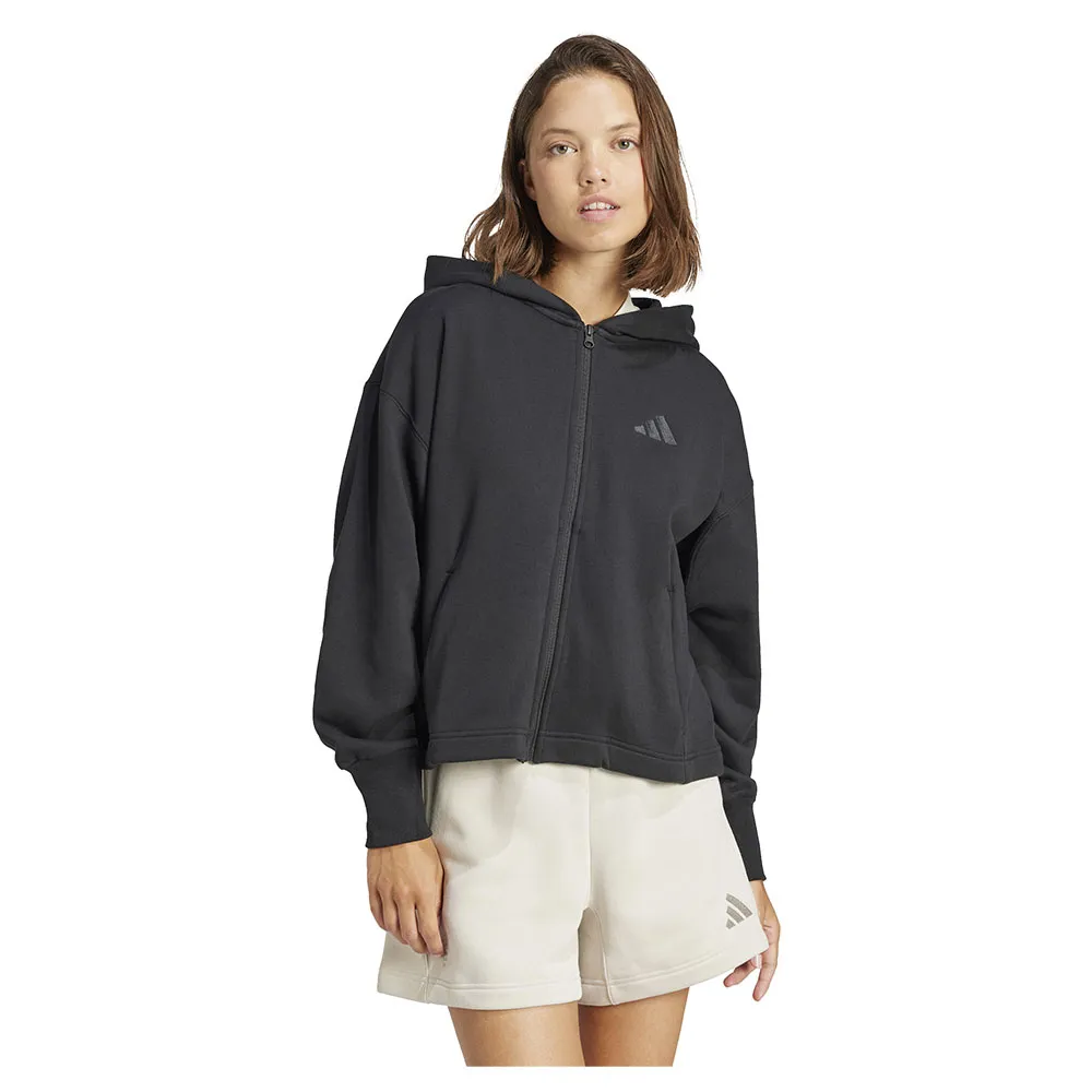 

Толстовка adidas All SZN French Terry Loose full zip, черный