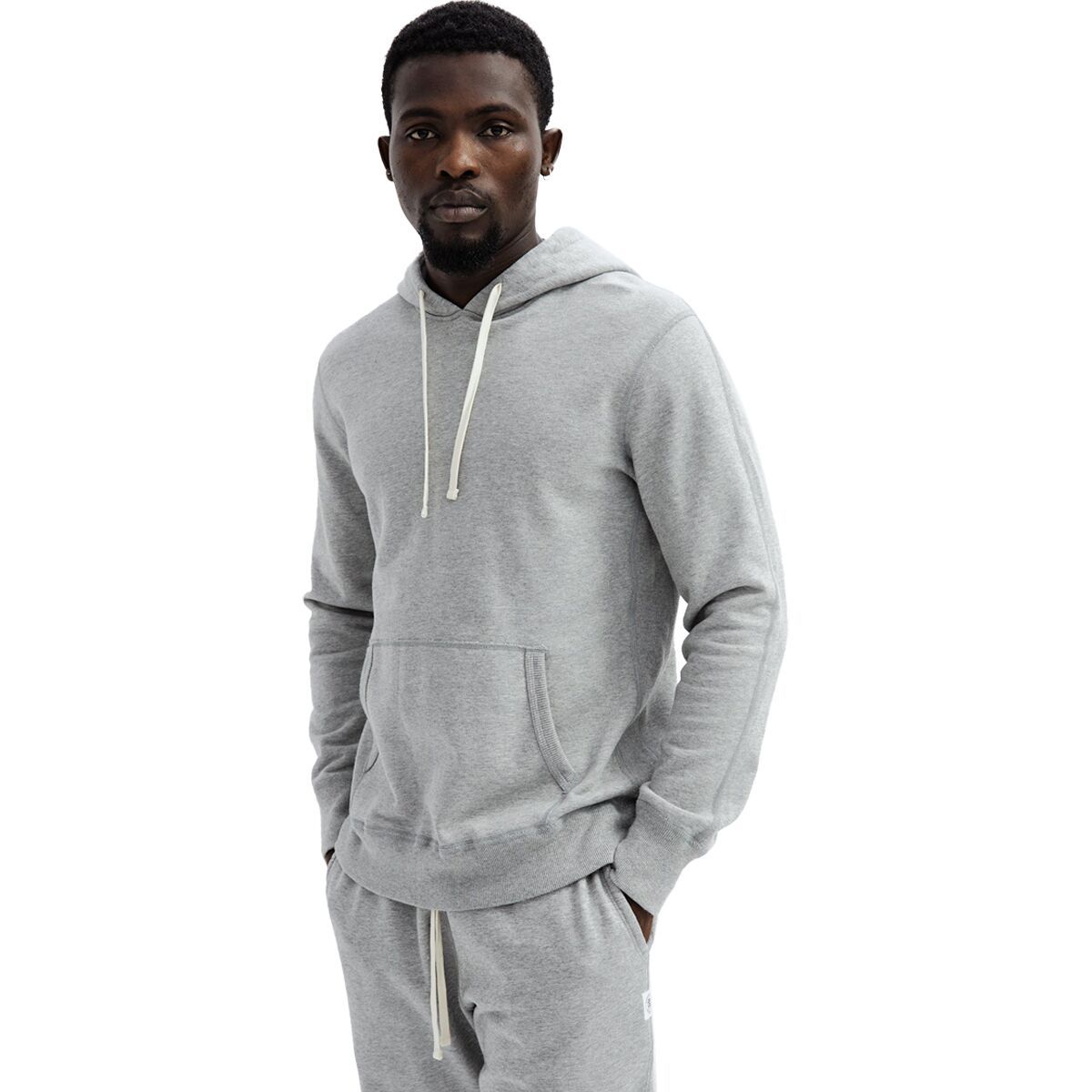 

Средневесный худи с капюшоном Reigning Champ, цвет hgrey